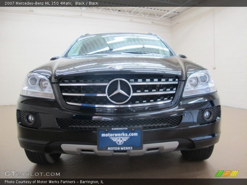 Black / Black 2007 Mercedes-Benz ML 350 4Matic