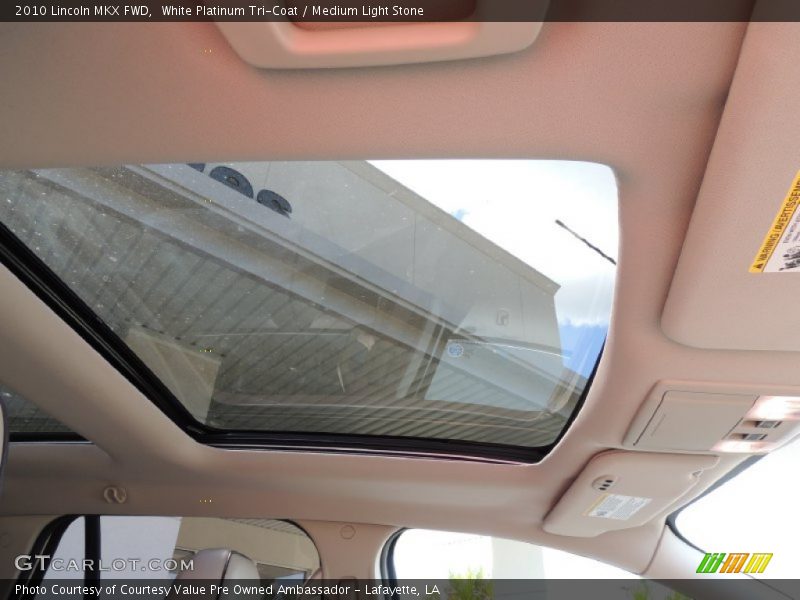 White Platinum Tri-Coat / Medium Light Stone 2010 Lincoln MKX FWD