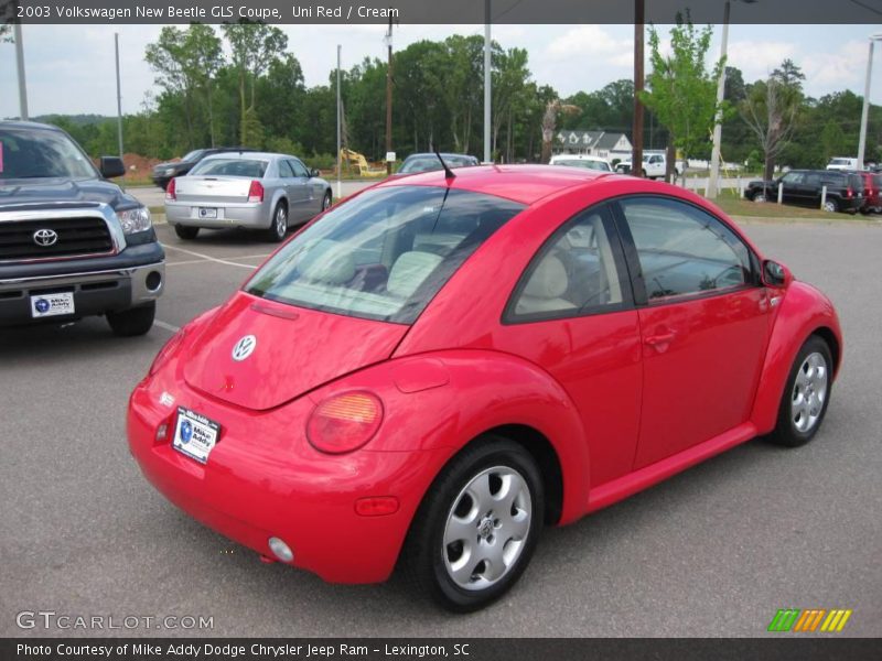 Uni Red / Cream 2003 Volkswagen New Beetle GLS Coupe