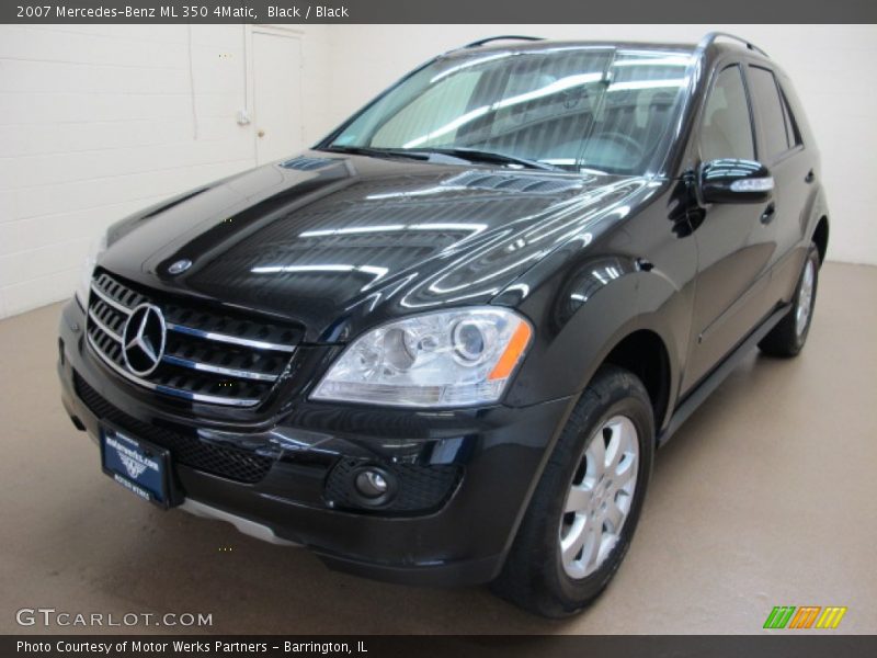 Black / Black 2007 Mercedes-Benz ML 350 4Matic