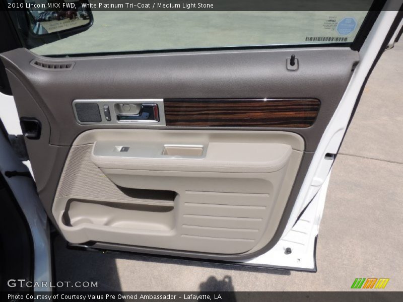 White Platinum Tri-Coat / Medium Light Stone 2010 Lincoln MKX FWD