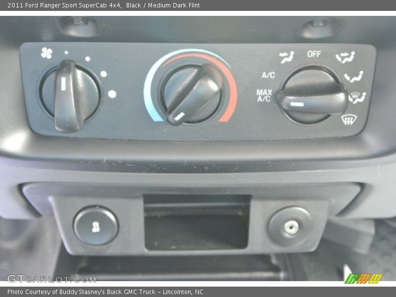 Black / Medium Dark Flint 2011 Ford Ranger Sport SuperCab 4x4