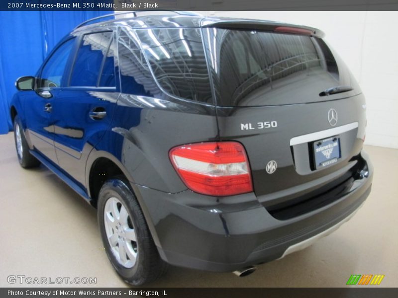 Black / Black 2007 Mercedes-Benz ML 350 4Matic