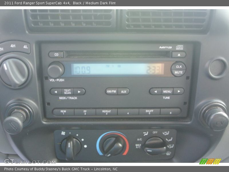 Black / Medium Dark Flint 2011 Ford Ranger Sport SuperCab 4x4