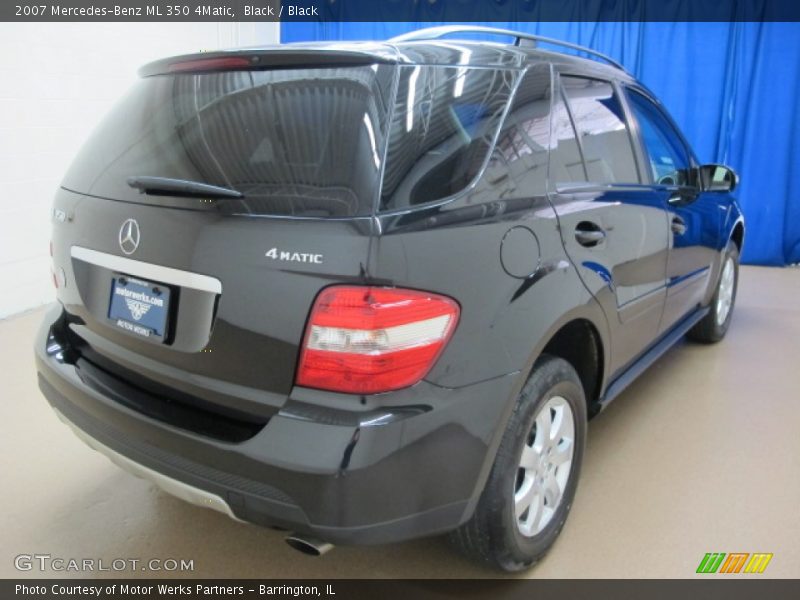 Black / Black 2007 Mercedes-Benz ML 350 4Matic
