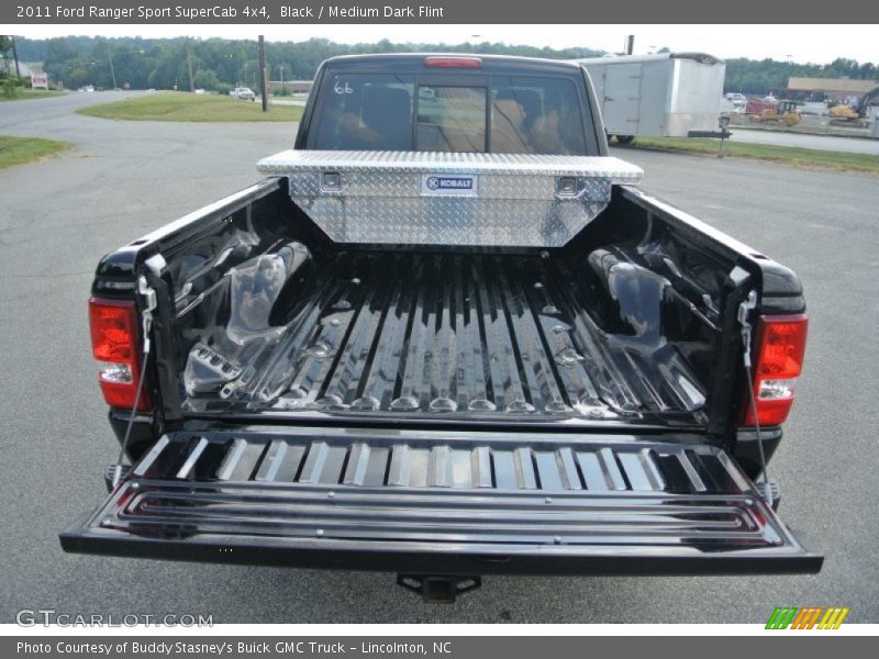 Black / Medium Dark Flint 2011 Ford Ranger Sport SuperCab 4x4