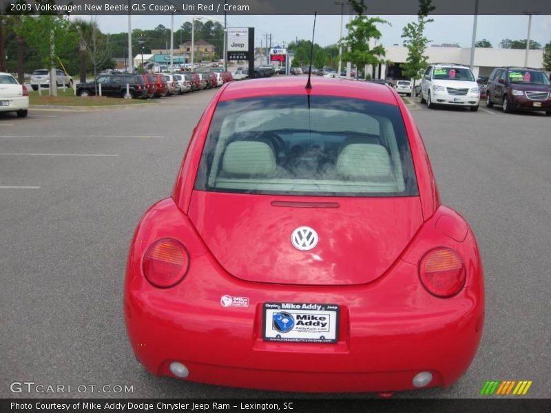 Uni Red / Cream 2003 Volkswagen New Beetle GLS Coupe