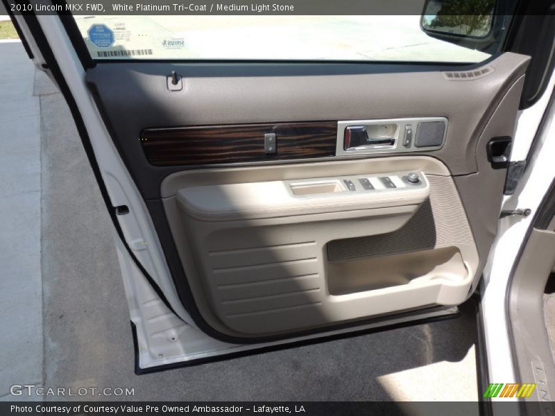 White Platinum Tri-Coat / Medium Light Stone 2010 Lincoln MKX FWD