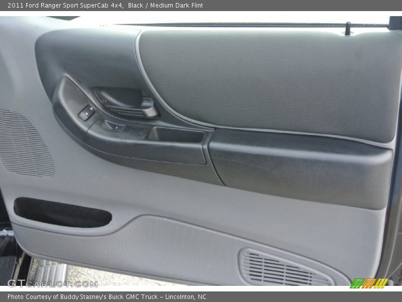 Black / Medium Dark Flint 2011 Ford Ranger Sport SuperCab 4x4