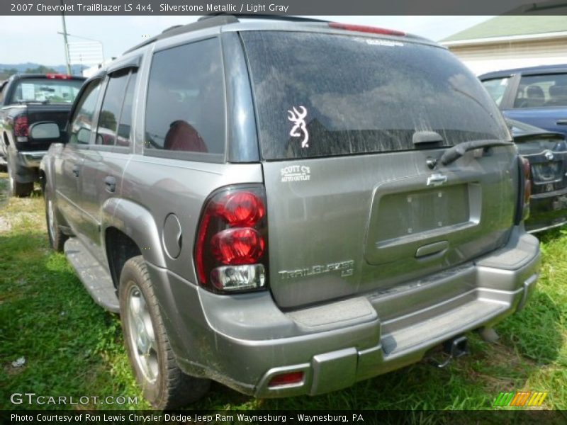 Silverstone Metallic / Light Gray 2007 Chevrolet TrailBlazer LS 4x4