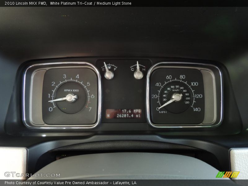 White Platinum Tri-Coat / Medium Light Stone 2010 Lincoln MKX FWD