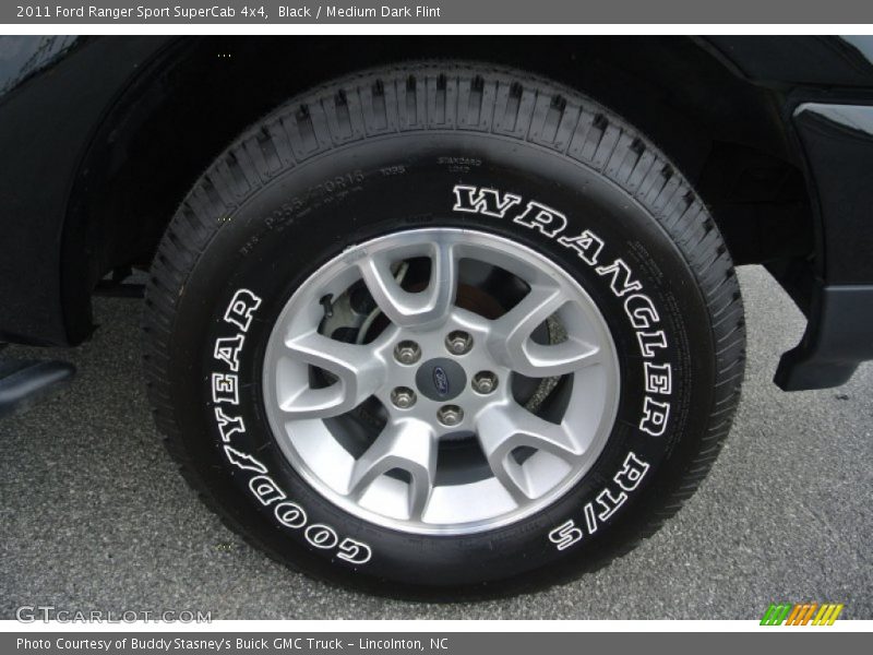 Black / Medium Dark Flint 2011 Ford Ranger Sport SuperCab 4x4