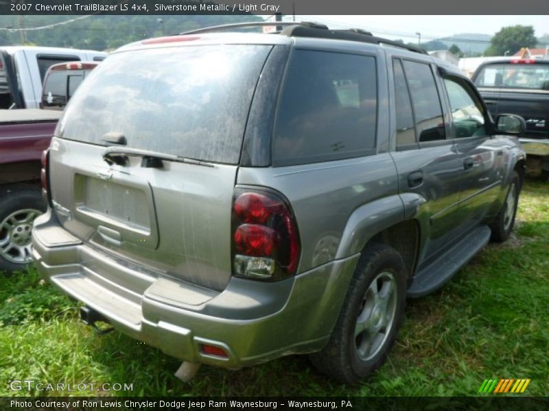 Silverstone Metallic / Light Gray 2007 Chevrolet TrailBlazer LS 4x4