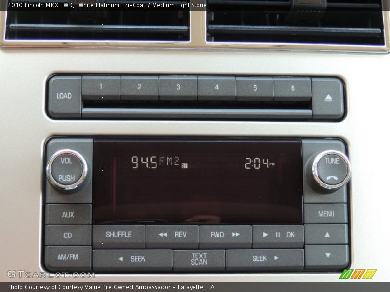 White Platinum Tri-Coat / Medium Light Stone 2010 Lincoln MKX FWD
