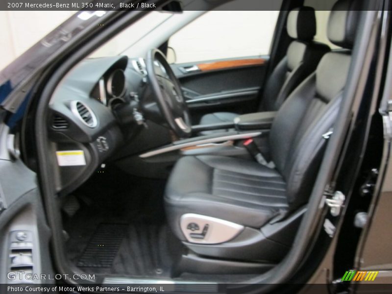 Black / Black 2007 Mercedes-Benz ML 350 4Matic