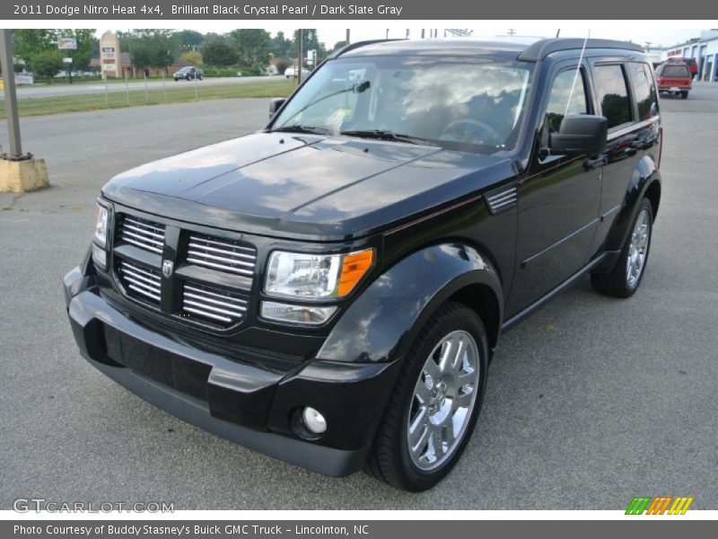 Brilliant Black Crystal Pearl / Dark Slate Gray 2011 Dodge Nitro Heat 4x4