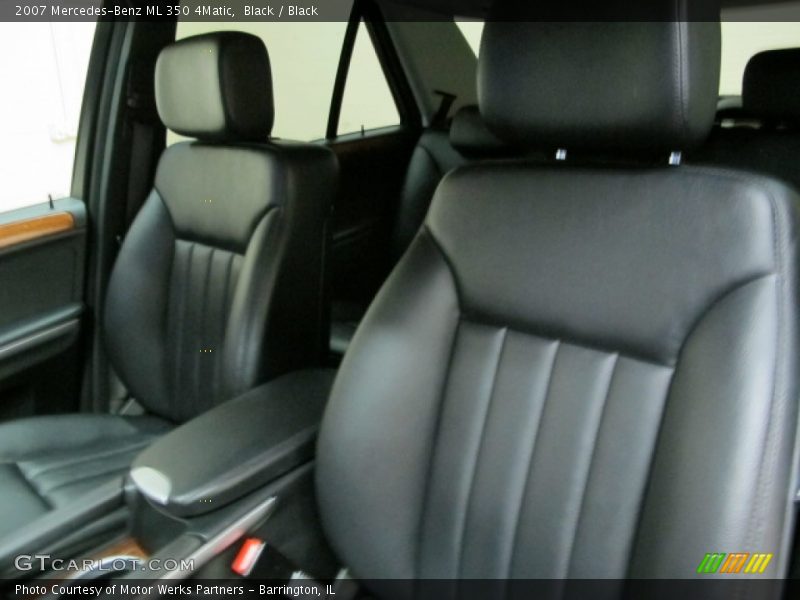 Black / Black 2007 Mercedes-Benz ML 350 4Matic