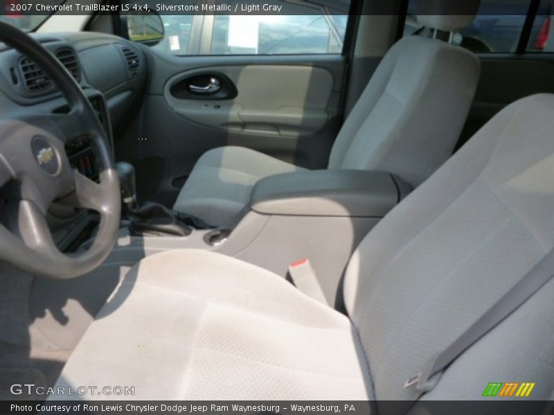Silverstone Metallic / Light Gray 2007 Chevrolet TrailBlazer LS 4x4