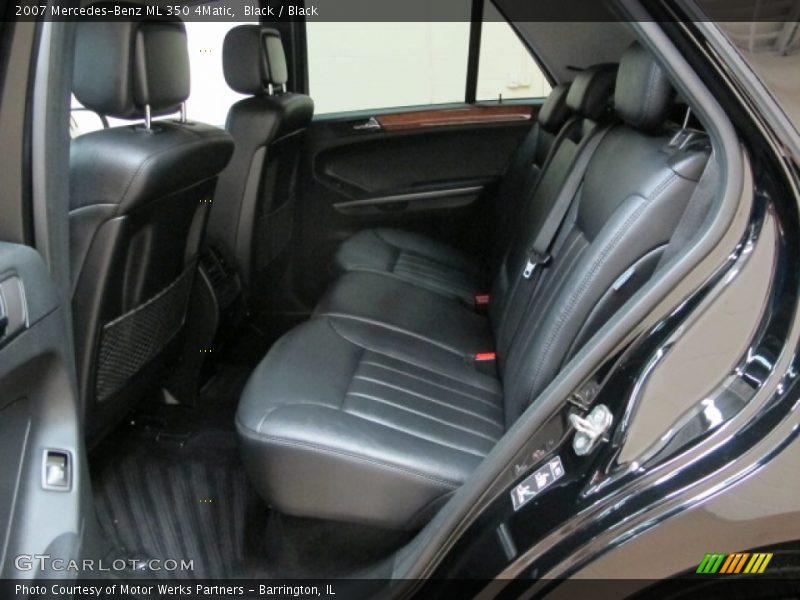 Black / Black 2007 Mercedes-Benz ML 350 4Matic