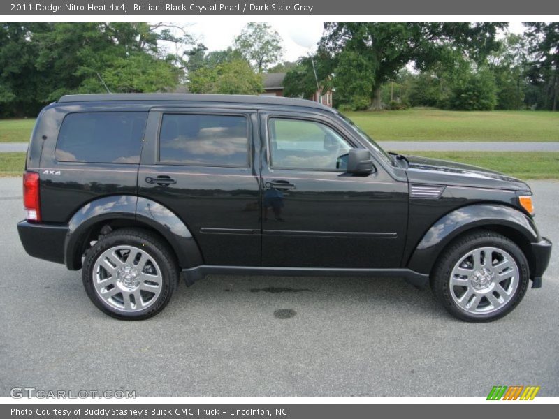 Brilliant Black Crystal Pearl / Dark Slate Gray 2011 Dodge Nitro Heat 4x4