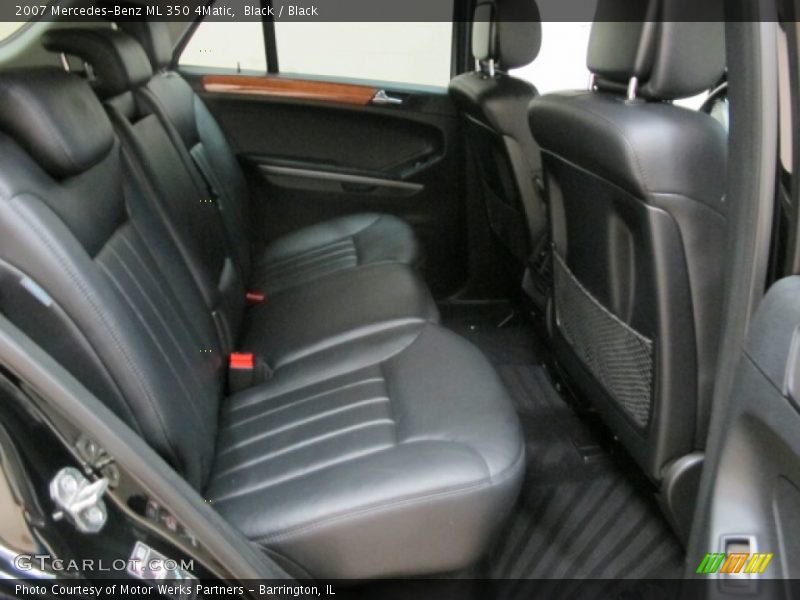 Black / Black 2007 Mercedes-Benz ML 350 4Matic