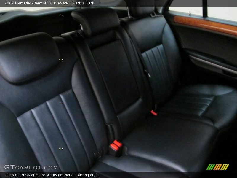 Black / Black 2007 Mercedes-Benz ML 350 4Matic