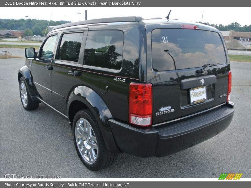 Brilliant Black Crystal Pearl / Dark Slate Gray 2011 Dodge Nitro Heat 4x4