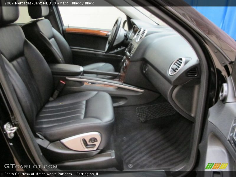 Black / Black 2007 Mercedes-Benz ML 350 4Matic