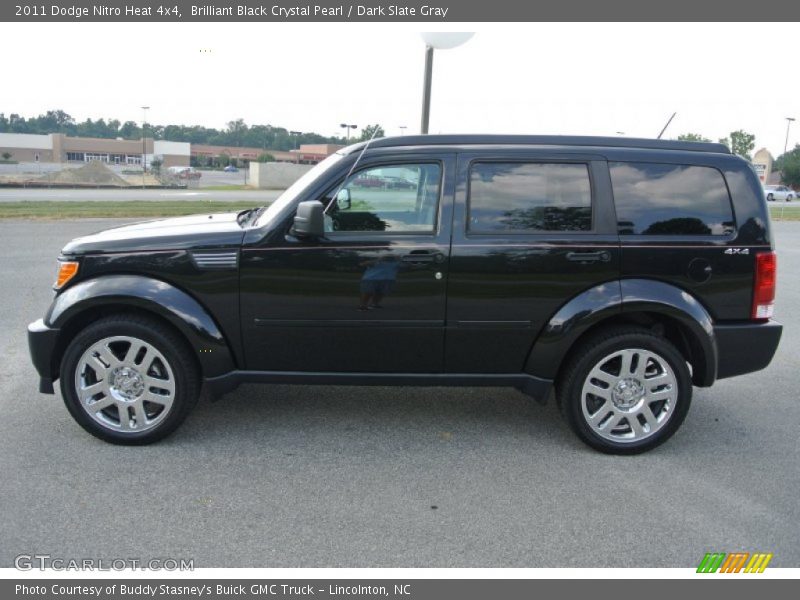 Brilliant Black Crystal Pearl / Dark Slate Gray 2011 Dodge Nitro Heat 4x4