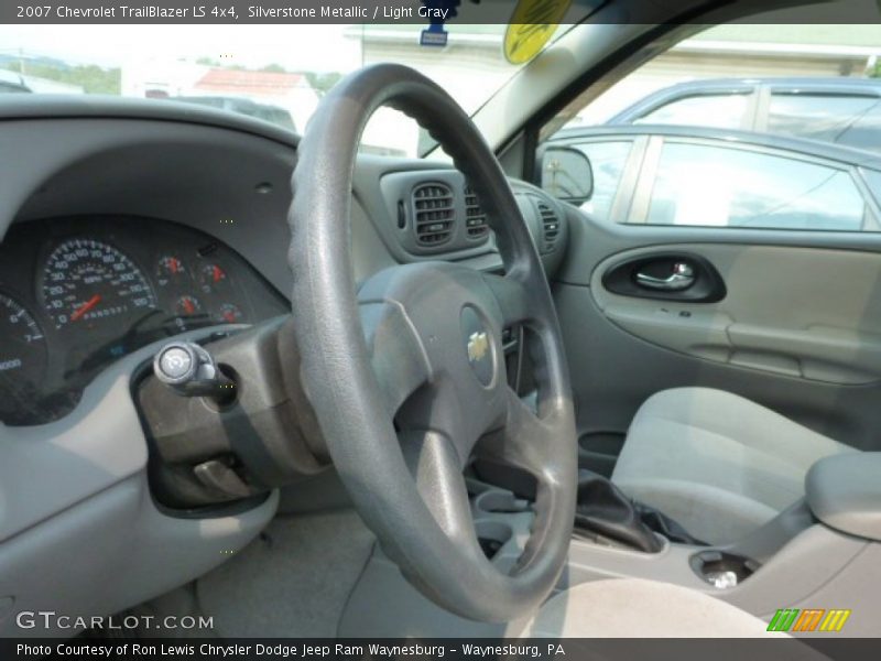 Silverstone Metallic / Light Gray 2007 Chevrolet TrailBlazer LS 4x4
