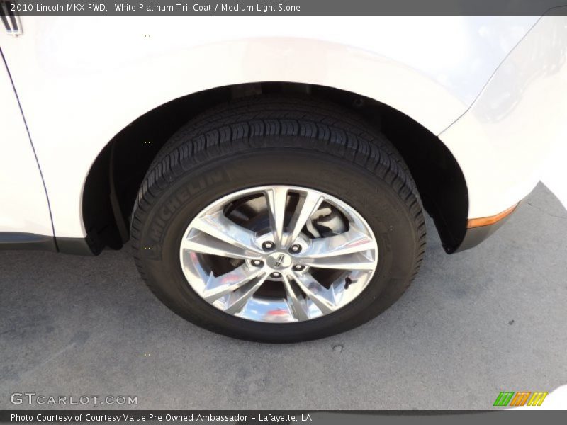 White Platinum Tri-Coat / Medium Light Stone 2010 Lincoln MKX FWD