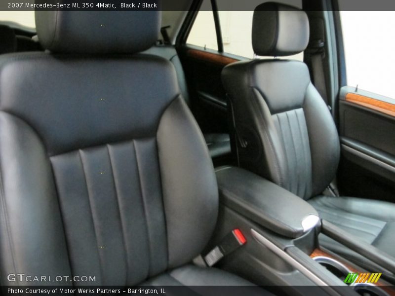 Black / Black 2007 Mercedes-Benz ML 350 4Matic