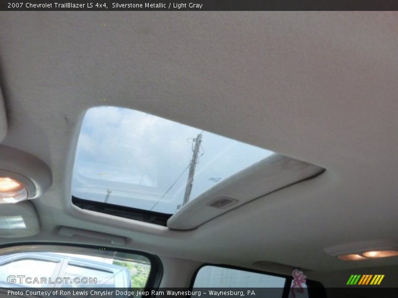 Silverstone Metallic / Light Gray 2007 Chevrolet TrailBlazer LS 4x4