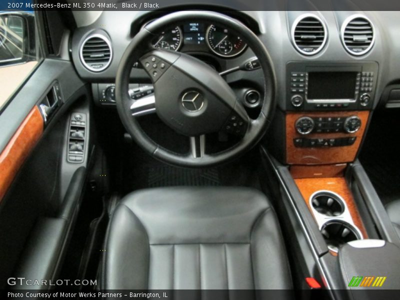 Black / Black 2007 Mercedes-Benz ML 350 4Matic