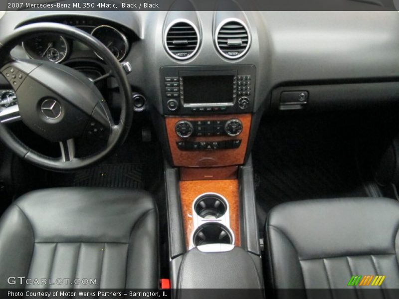 Black / Black 2007 Mercedes-Benz ML 350 4Matic