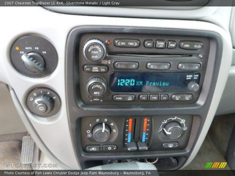 Silverstone Metallic / Light Gray 2007 Chevrolet TrailBlazer LS 4x4