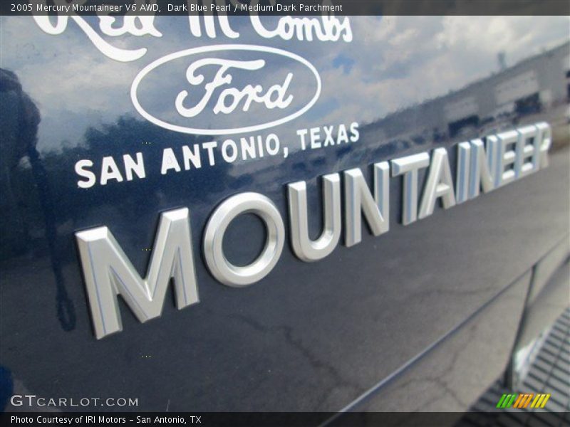 Dark Blue Pearl / Medium Dark Parchment 2005 Mercury Mountaineer V6 AWD