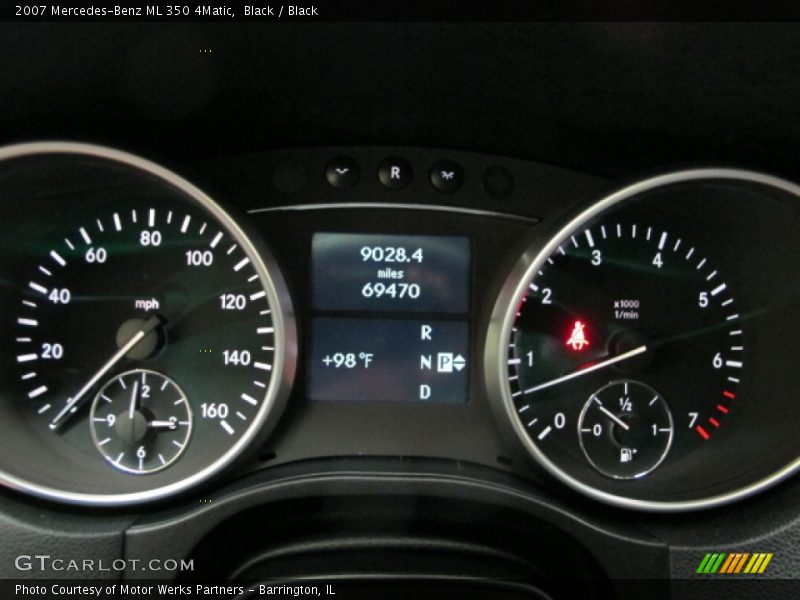 Black / Black 2007 Mercedes-Benz ML 350 4Matic
