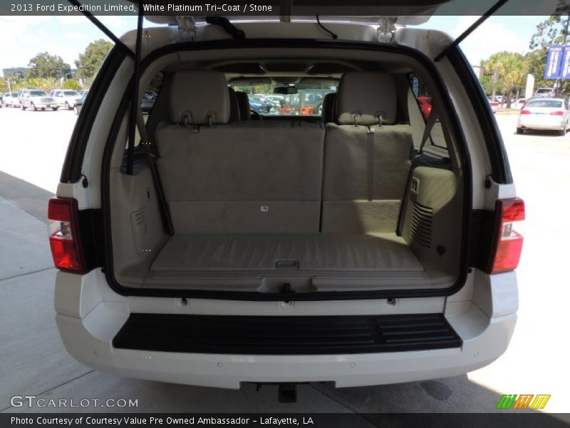 White Platinum Tri-Coat / Stone 2013 Ford Expedition Limited