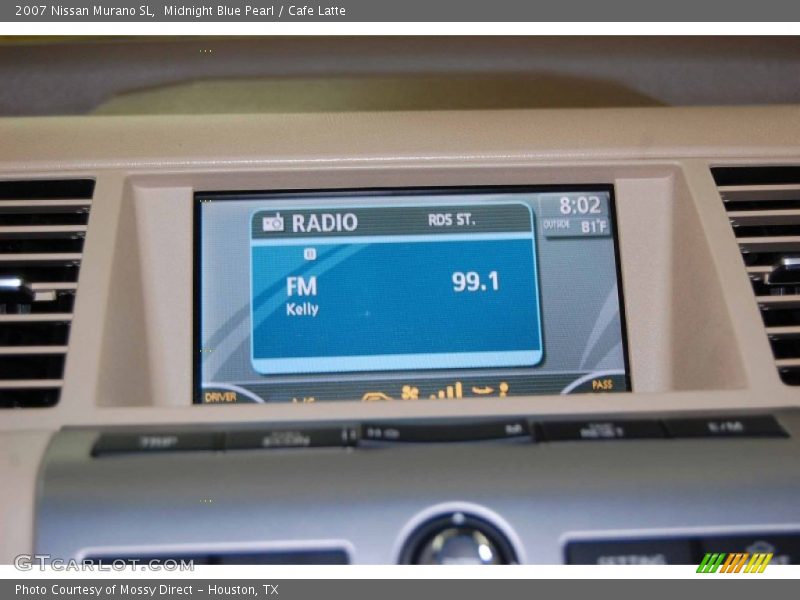 Midnight Blue Pearl / Cafe Latte 2007 Nissan Murano SL