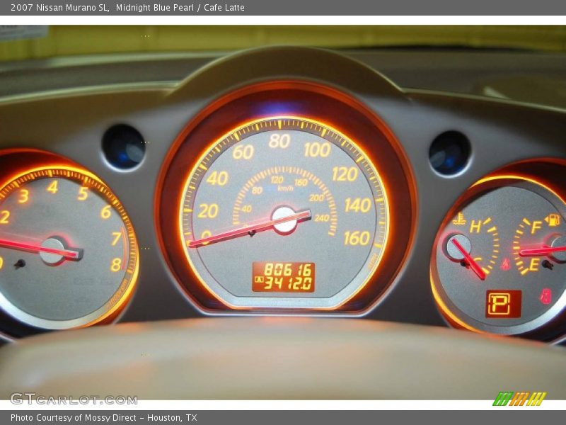 Midnight Blue Pearl / Cafe Latte 2007 Nissan Murano SL