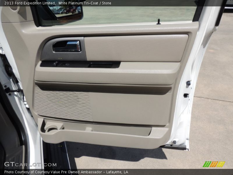 White Platinum Tri-Coat / Stone 2013 Ford Expedition Limited
