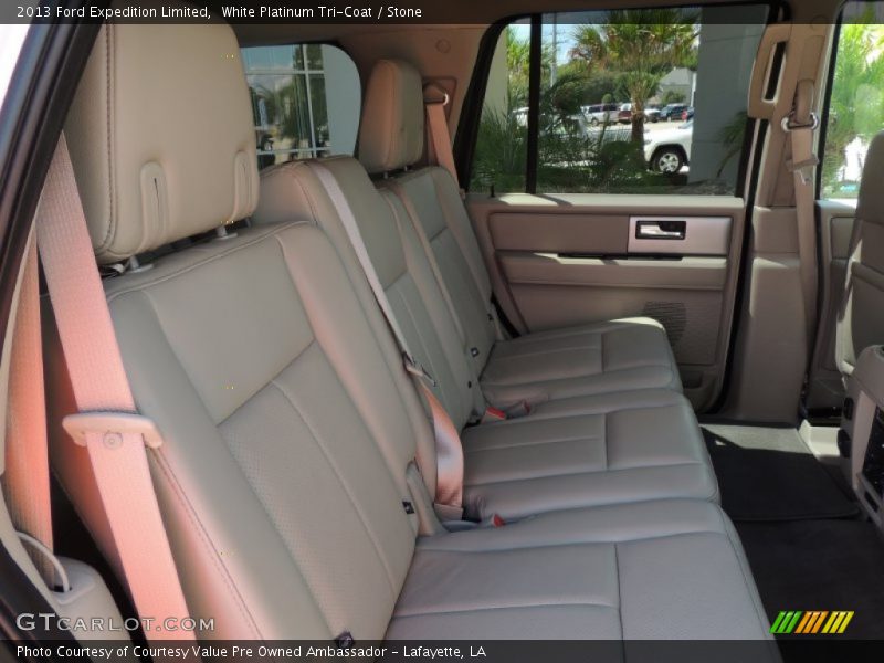 White Platinum Tri-Coat / Stone 2013 Ford Expedition Limited