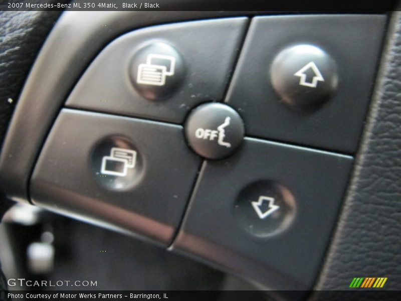 Black / Black 2007 Mercedes-Benz ML 350 4Matic