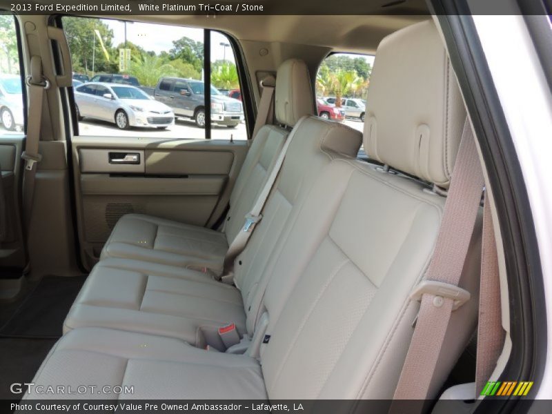 White Platinum Tri-Coat / Stone 2013 Ford Expedition Limited