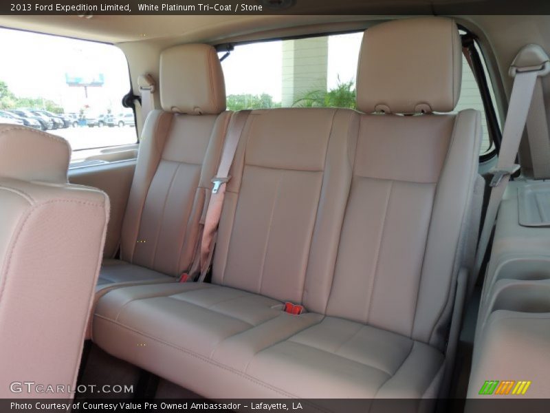 White Platinum Tri-Coat / Stone 2013 Ford Expedition Limited