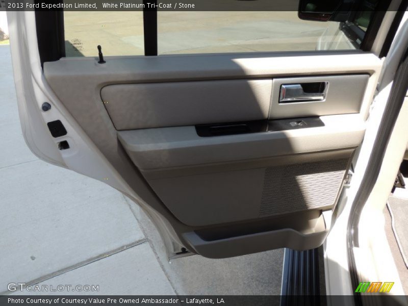 White Platinum Tri-Coat / Stone 2013 Ford Expedition Limited