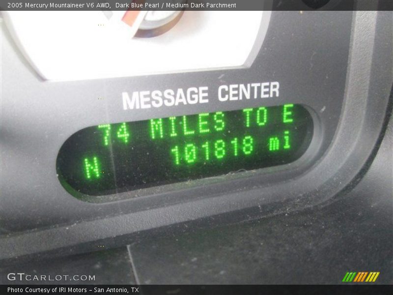 Dark Blue Pearl / Medium Dark Parchment 2005 Mercury Mountaineer V6 AWD
