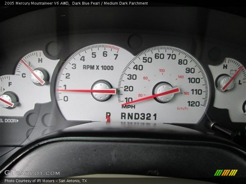 Dark Blue Pearl / Medium Dark Parchment 2005 Mercury Mountaineer V6 AWD