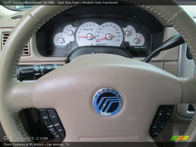 Dark Blue Pearl / Medium Dark Parchment 2005 Mercury Mountaineer V6 AWD